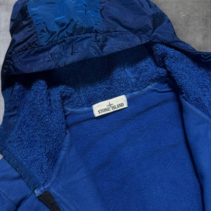 Stone Island Jumper With Nylon Hood XL RRP £325