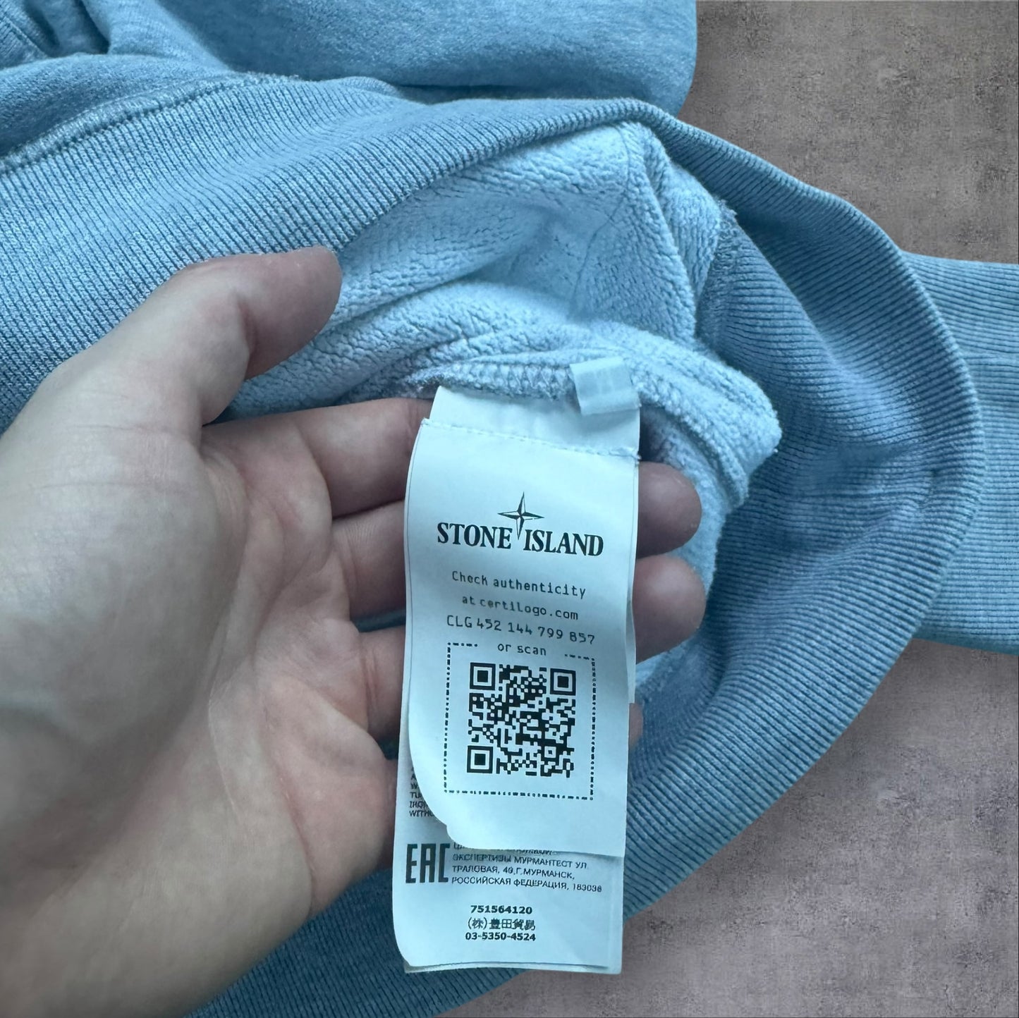 Stone Island Grey Hoodie Medium RRP £350