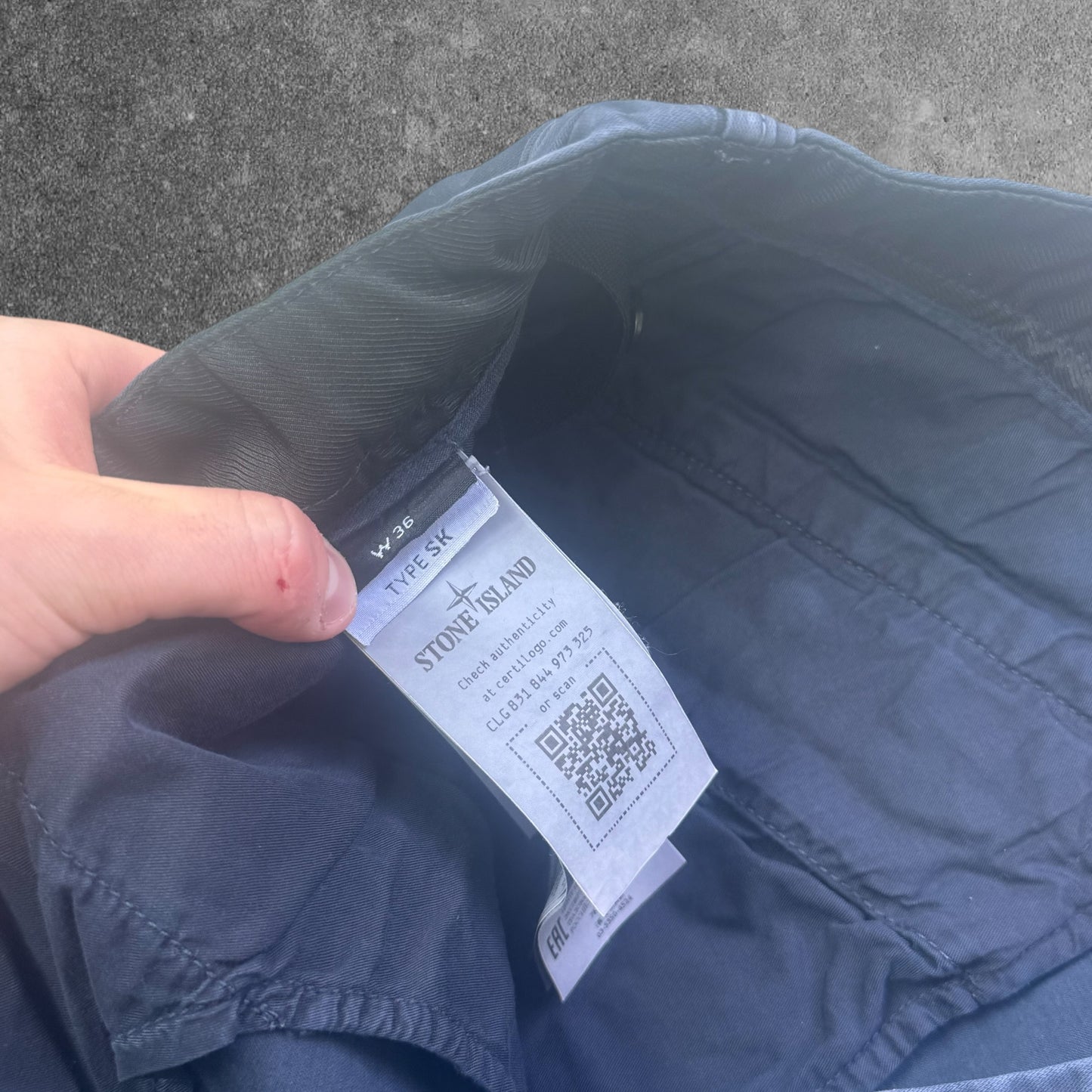 Stone Island Cargos W36 Navy RRP £350
