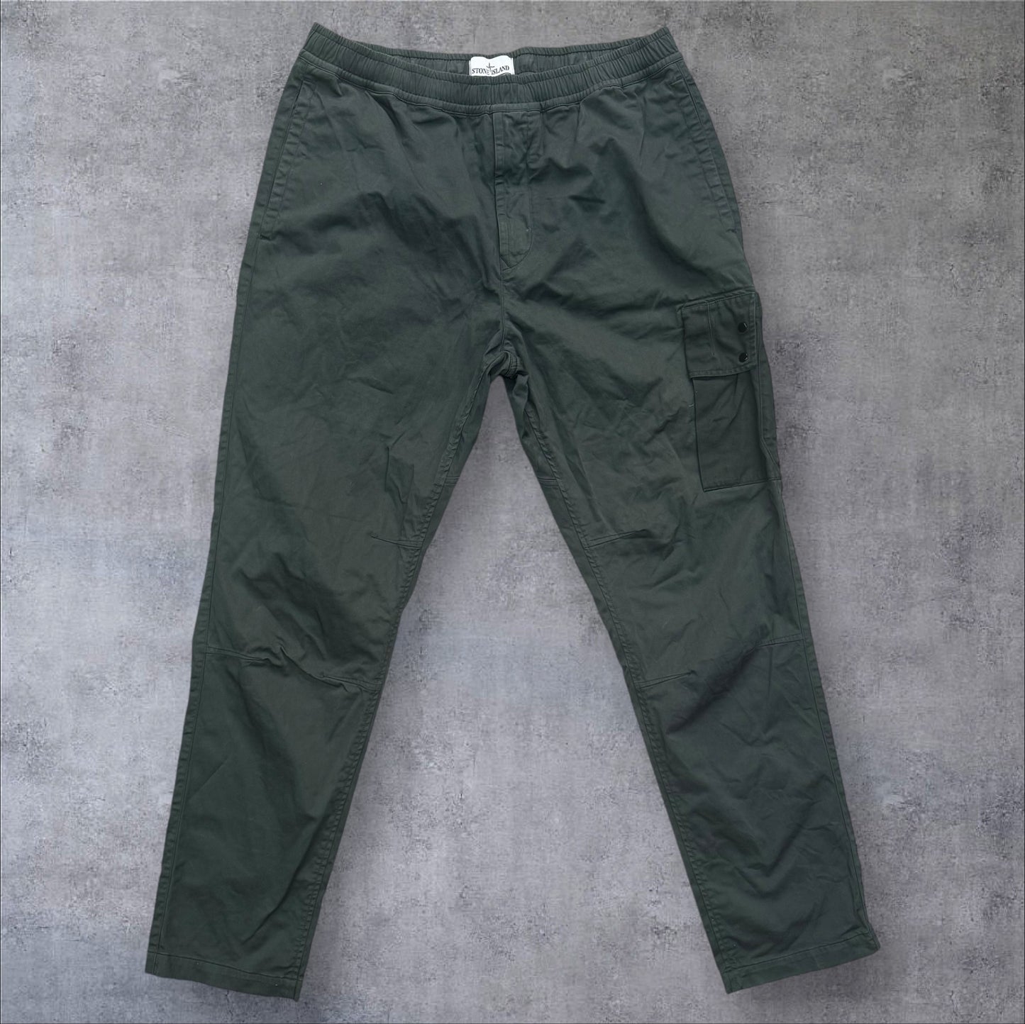 Stone Island Elasticated Cargos 36W Badge Detail RRP £375
