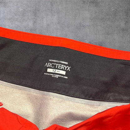 Arc’teryx Goretex Sabre Ski Trousers Womens Size 12 Orange RRP £400