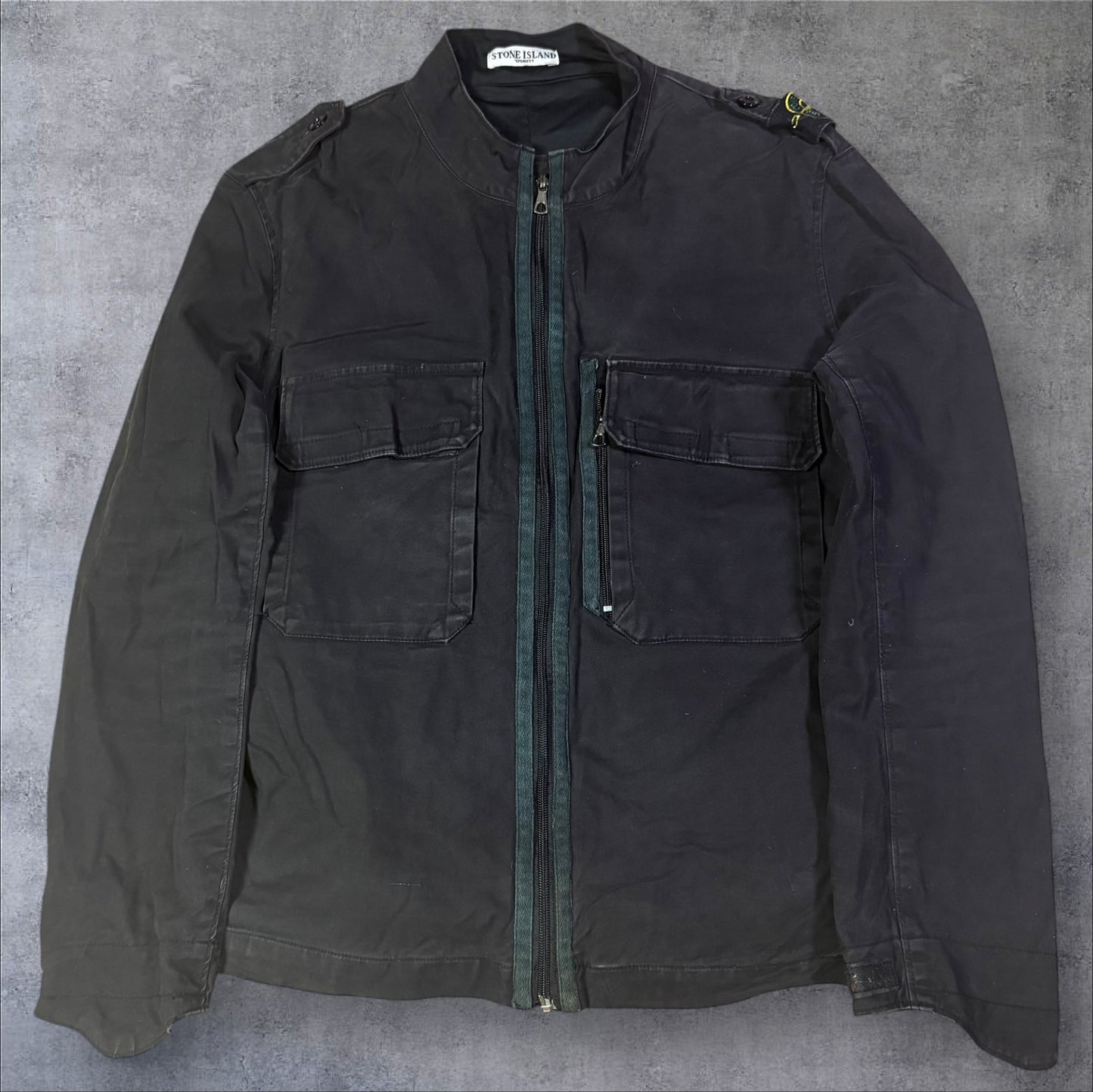 Vintage Stone Island Shoulder Badge Jacket Size Medium RRP £475