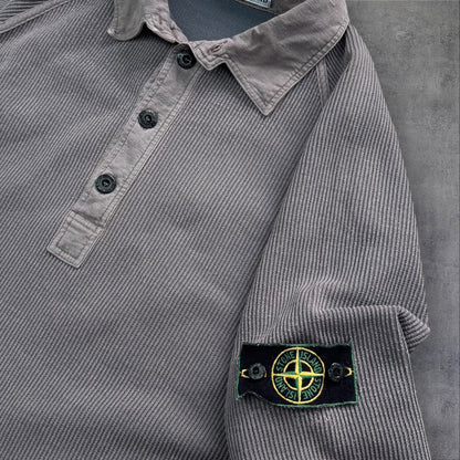 Stone Island Green Edge Quarter Zip Sweatshirt 1999 Size XL RRP £350