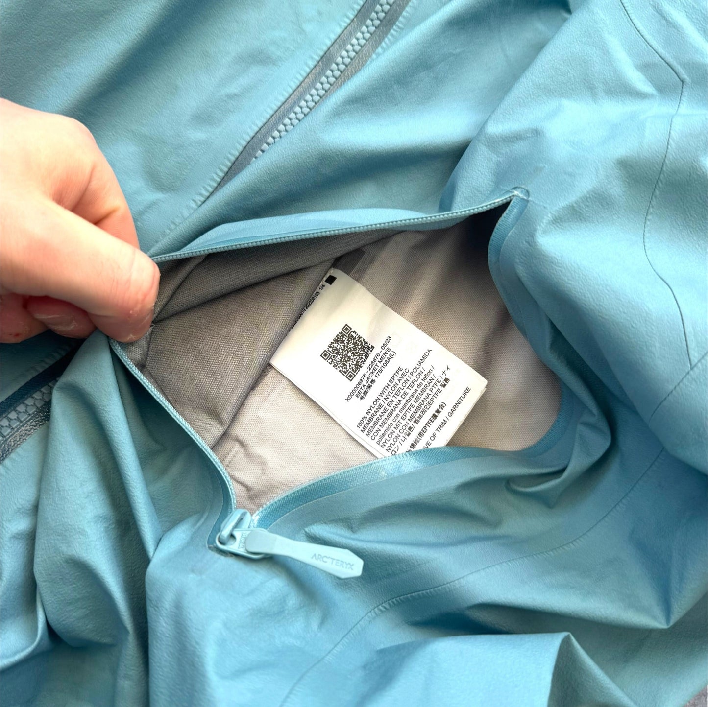 Arcteryx Blue Goretex Jacket RRP £350