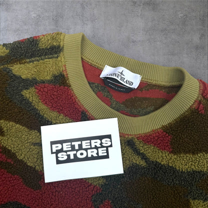 Stone Island Camo Fleece Sweatshirt Medium (Fits Large) RRP £350+