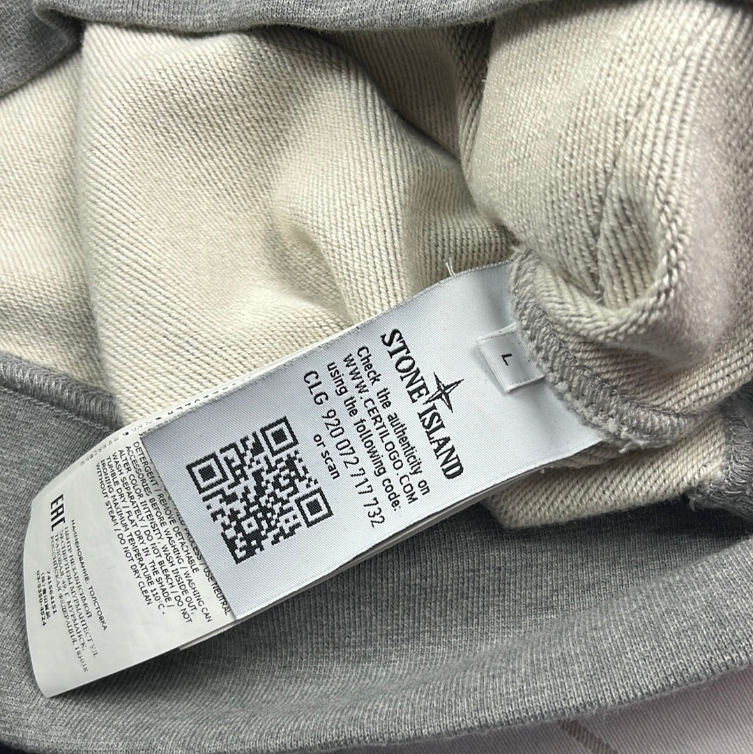 Stone Island Grey Hoodie