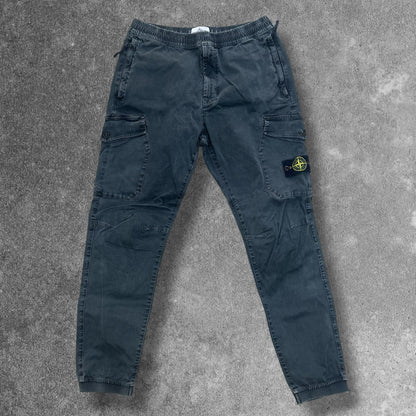 Stone Island Garment Wash Cargos W34 Grey V0129 RRP £350