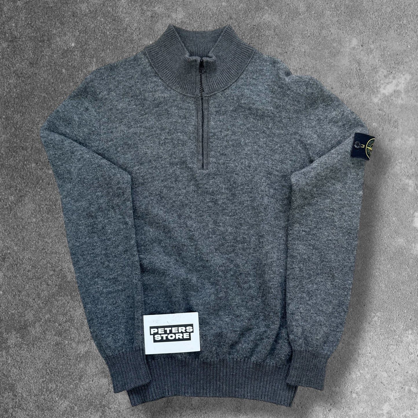 Stone Island Knit Quarter Zip Jumper XL RRP £275