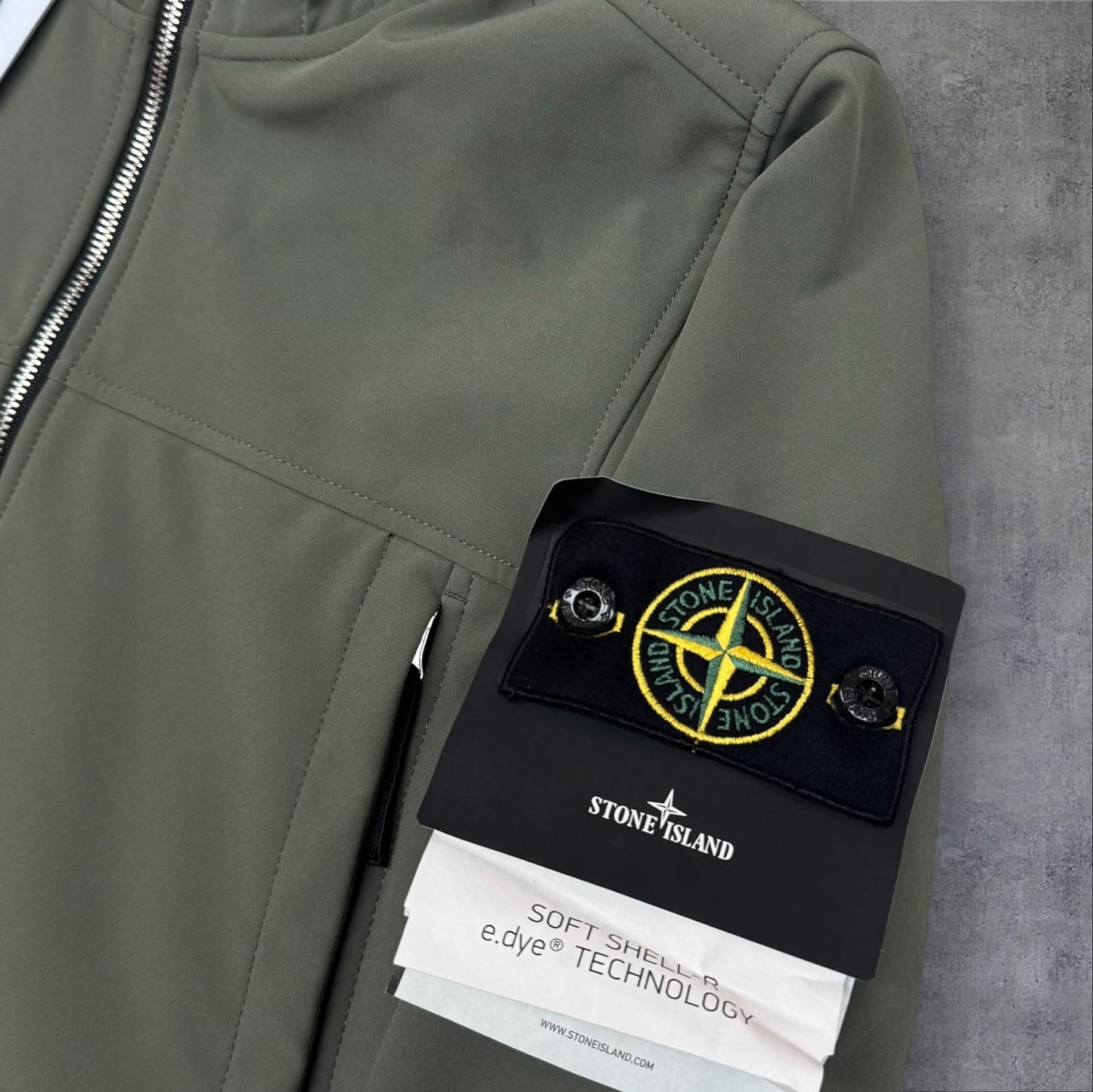 Stone Island Fleece Lined Softshell Khaki Small Brand New With Tags RRP £650