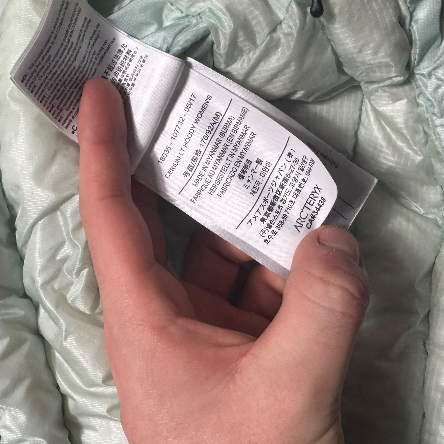 Arc’teryx Cerium Jacket Womens Medium White RRP £300