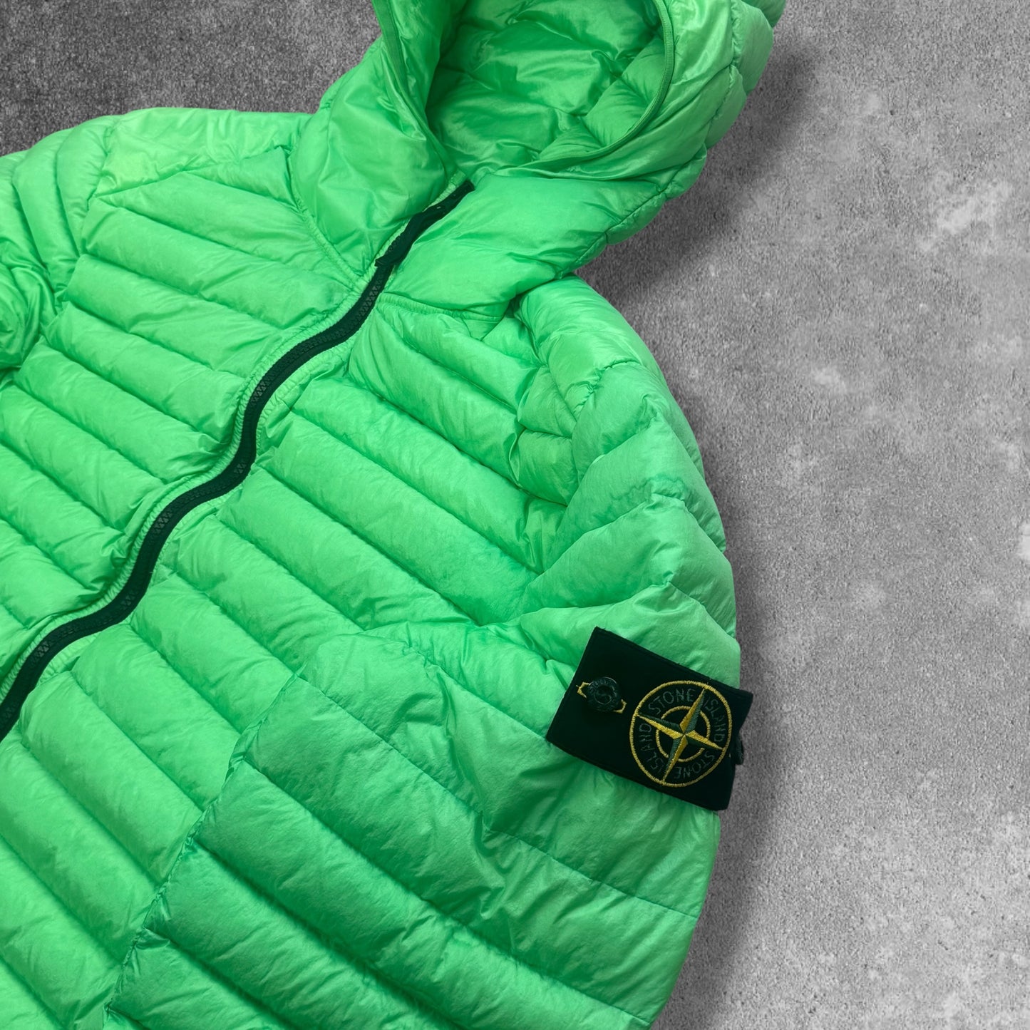 Stone Island Loom Woven Puffer Men's Large Mint Green RRP £900