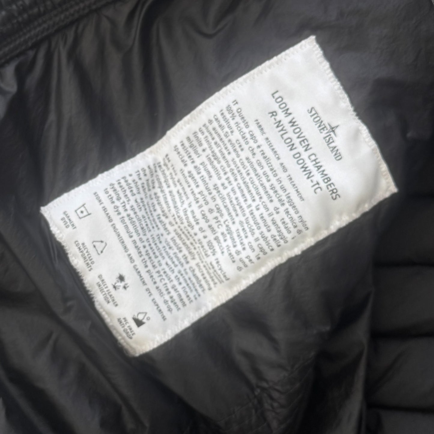 Stone Island Loom Woven Hooded Puffer Jacket Size XL RRP £900