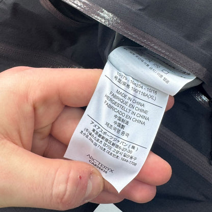 Arc’teryx Alpha FL Goretex Jacket Charcoal Grey Size XL RRP £550