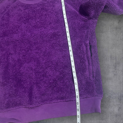 Stone Island Teddy Fleece Purple Size Medium Fits Large RRP £495