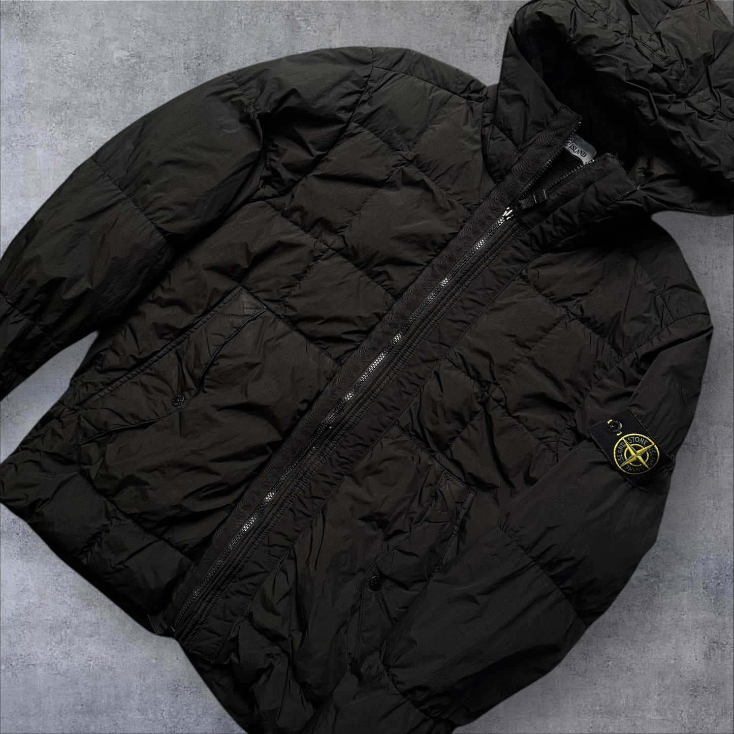 Stone Island Garment Dyed Crinkle Reps Down Jacket XL RRP £750