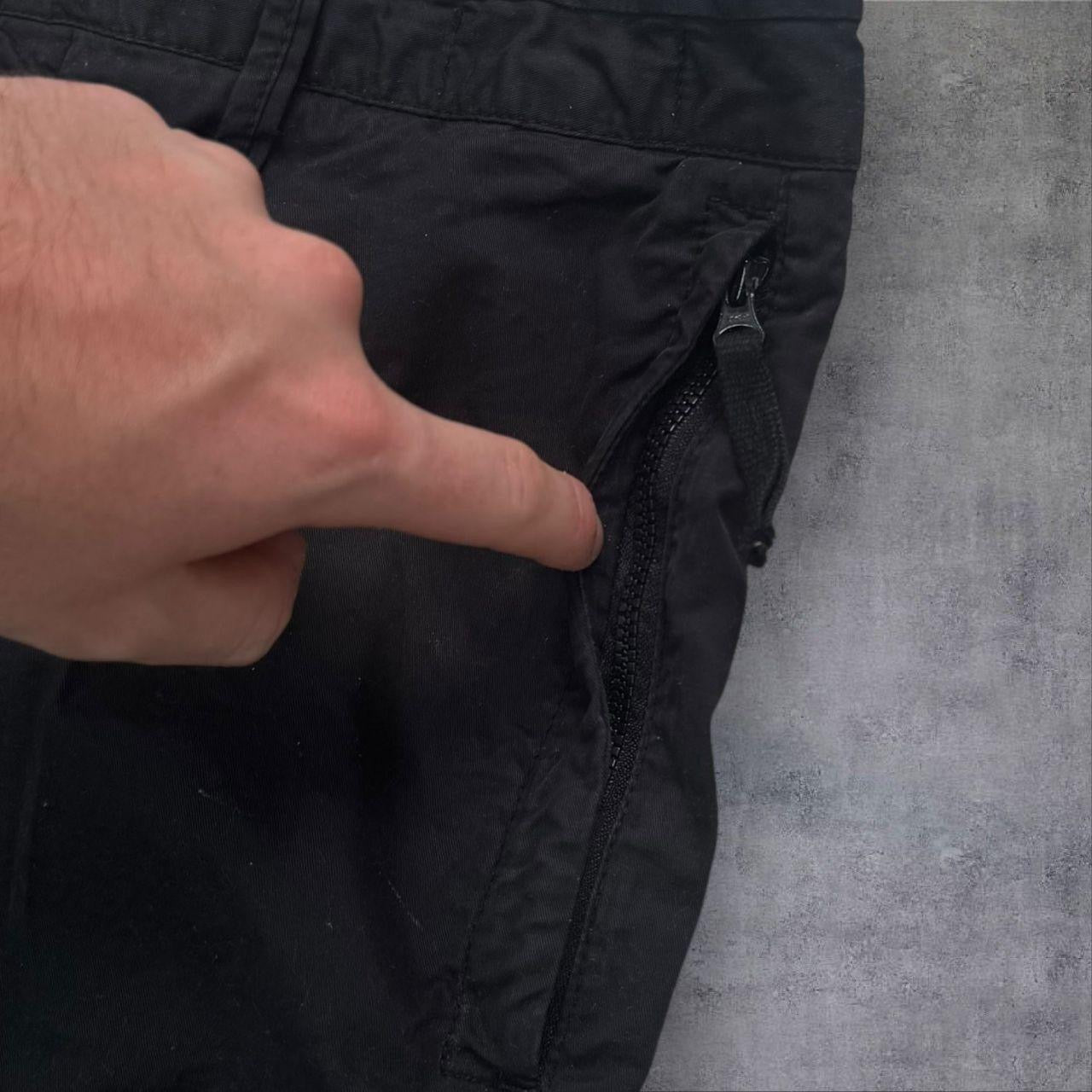 Stone Island Cargo Trousers Black Size 34W RRP £395+