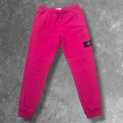Stone Island Joggers Medium Pink V0087 New Season RRP £350