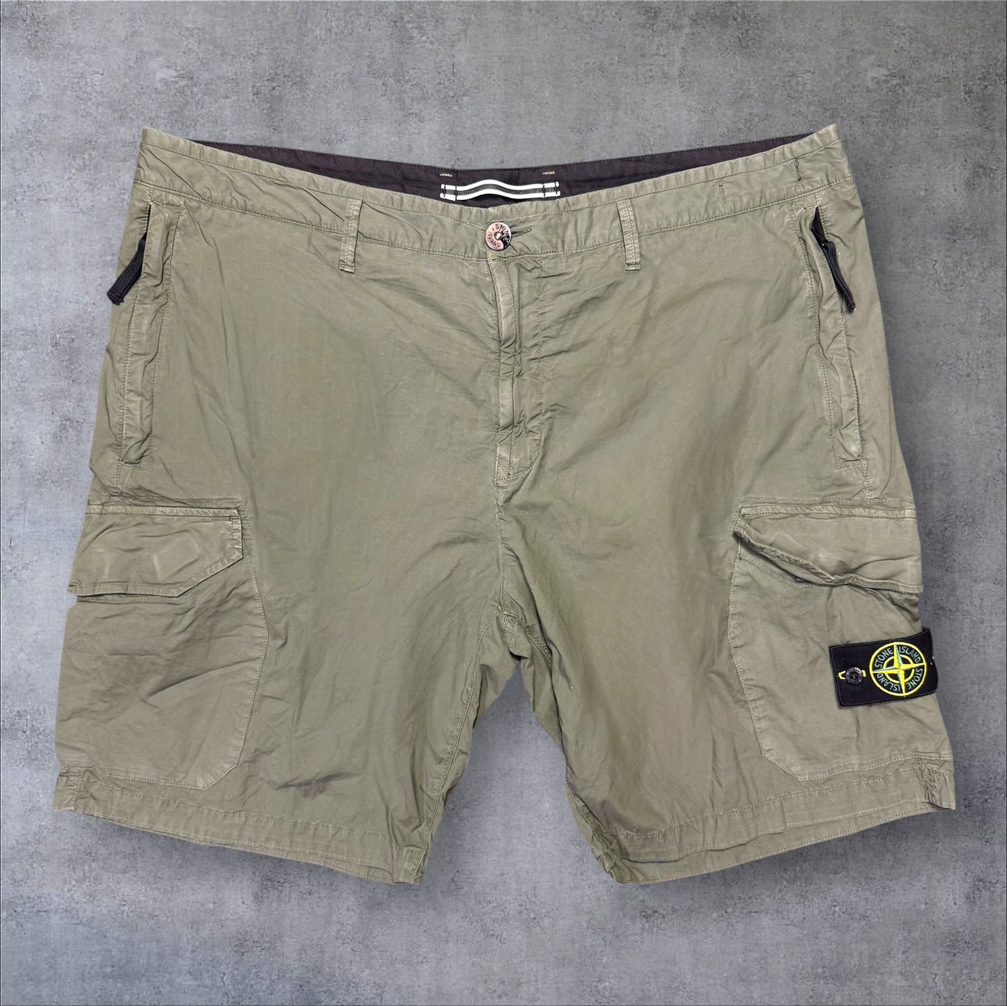SI 40W Khaki Cargo Shorts RRP £225