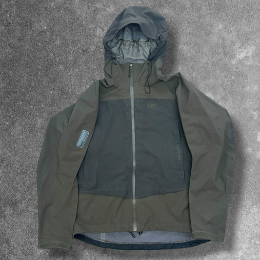 Arc'teryx Scorpion Gore-Tex Jacket Men's Large Brown Khaki Snow Skirt RRP £650