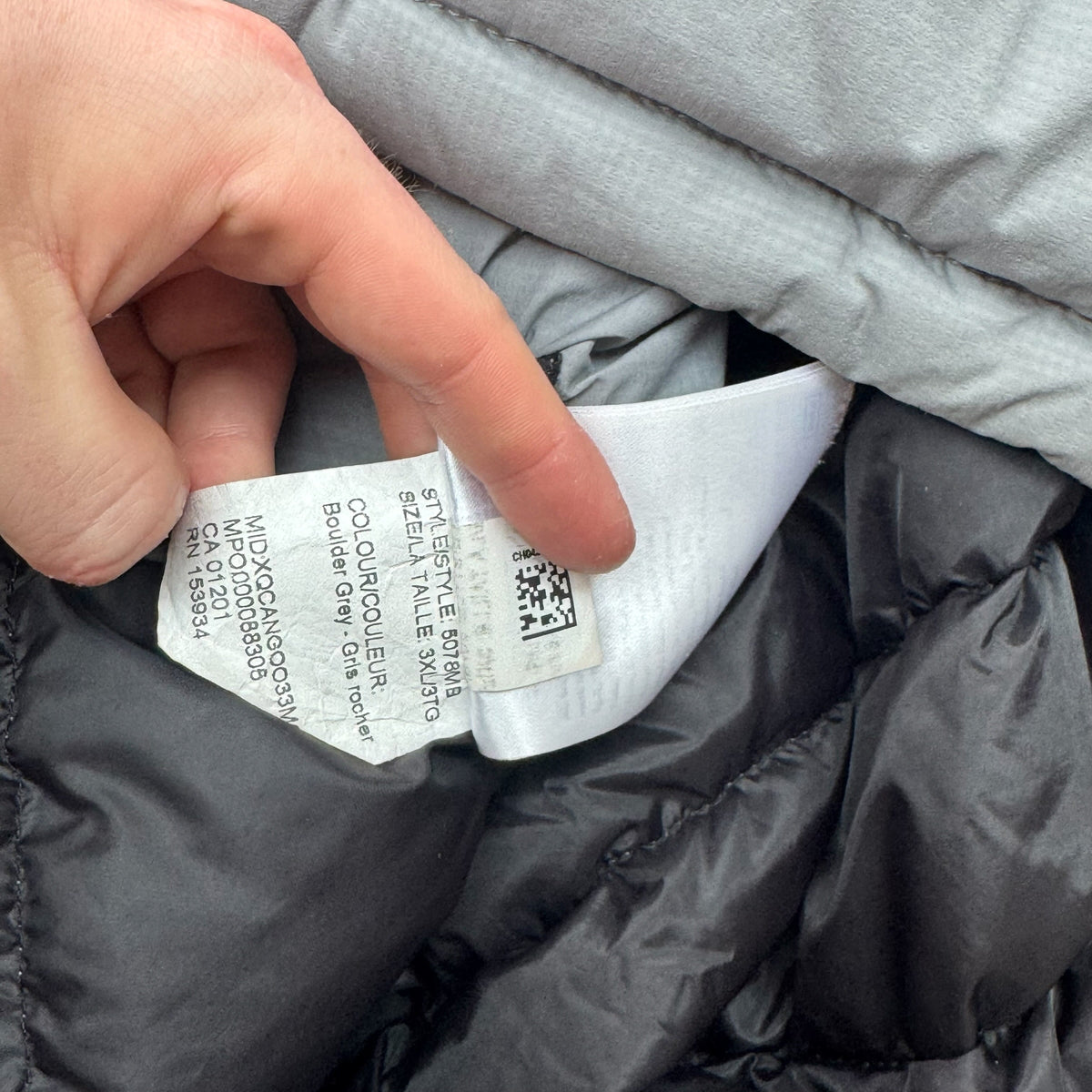 Canada Goose Lodge Hooded Jacket 3XL Boulder Grey RRP £595