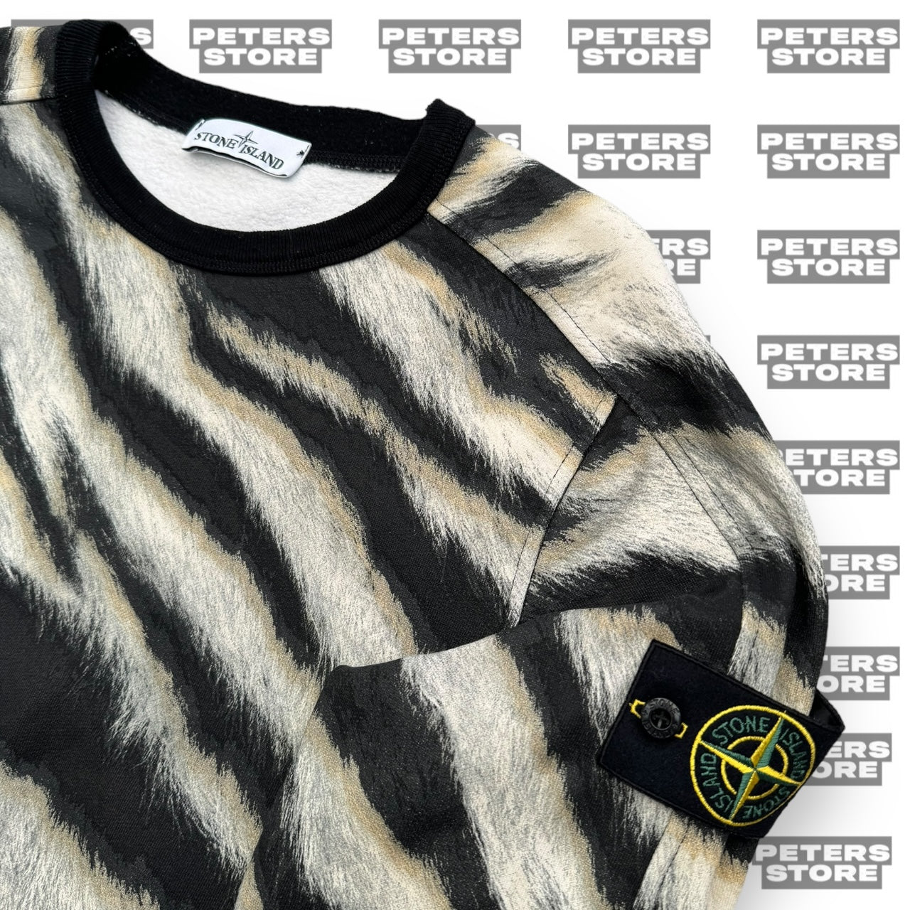 Stone Island Zebra Camo Sweatshirt