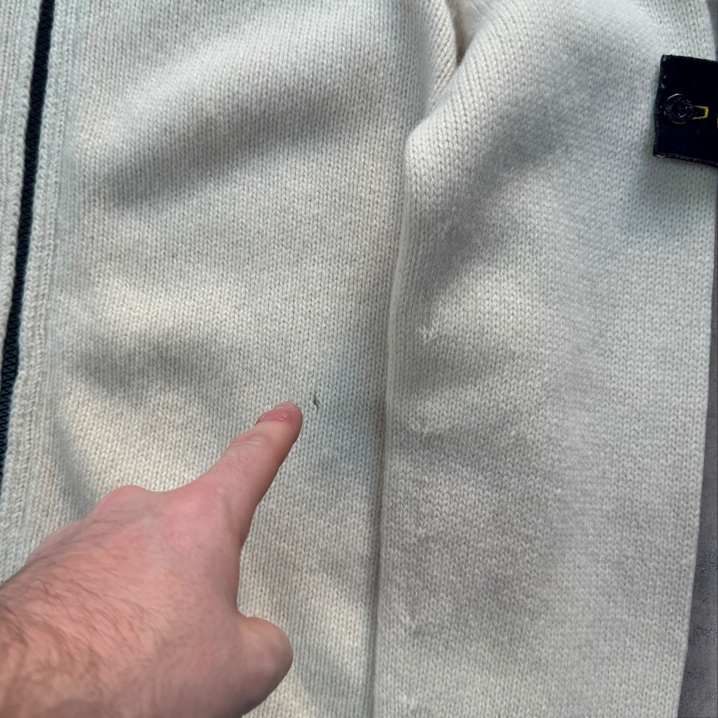 Stone Island Knit Hoodie Zip-Up – Extra Large RRP £425+