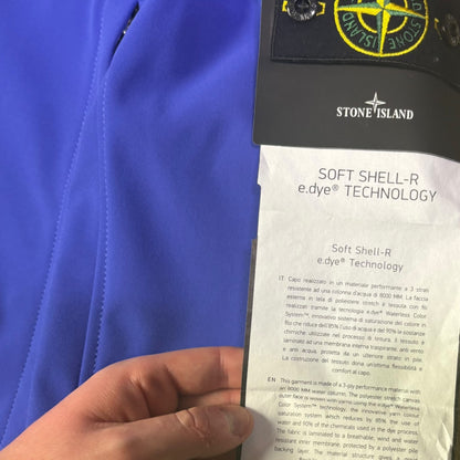 Stone Island Softshell Jacket Blue Size XL Brand New With Tags RRP £795