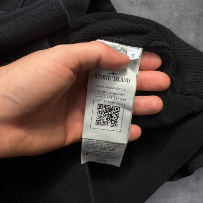 Stone Island Quarter Zip Black Small RRP £325