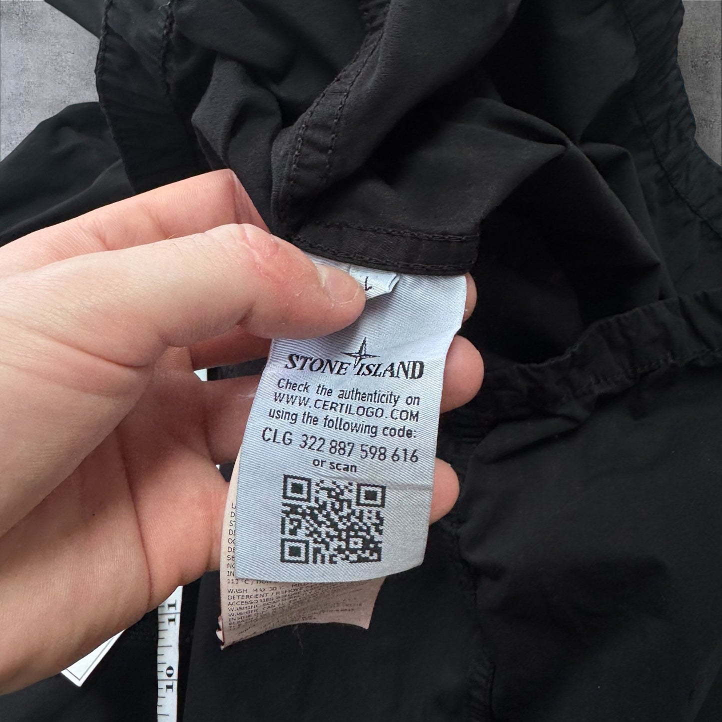 Stone Island Overshirt Black Large RRP £325