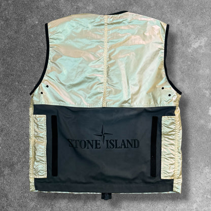 Stone Island Iridescent Reflex Mat Gilet Large AW 2018 RRP £600