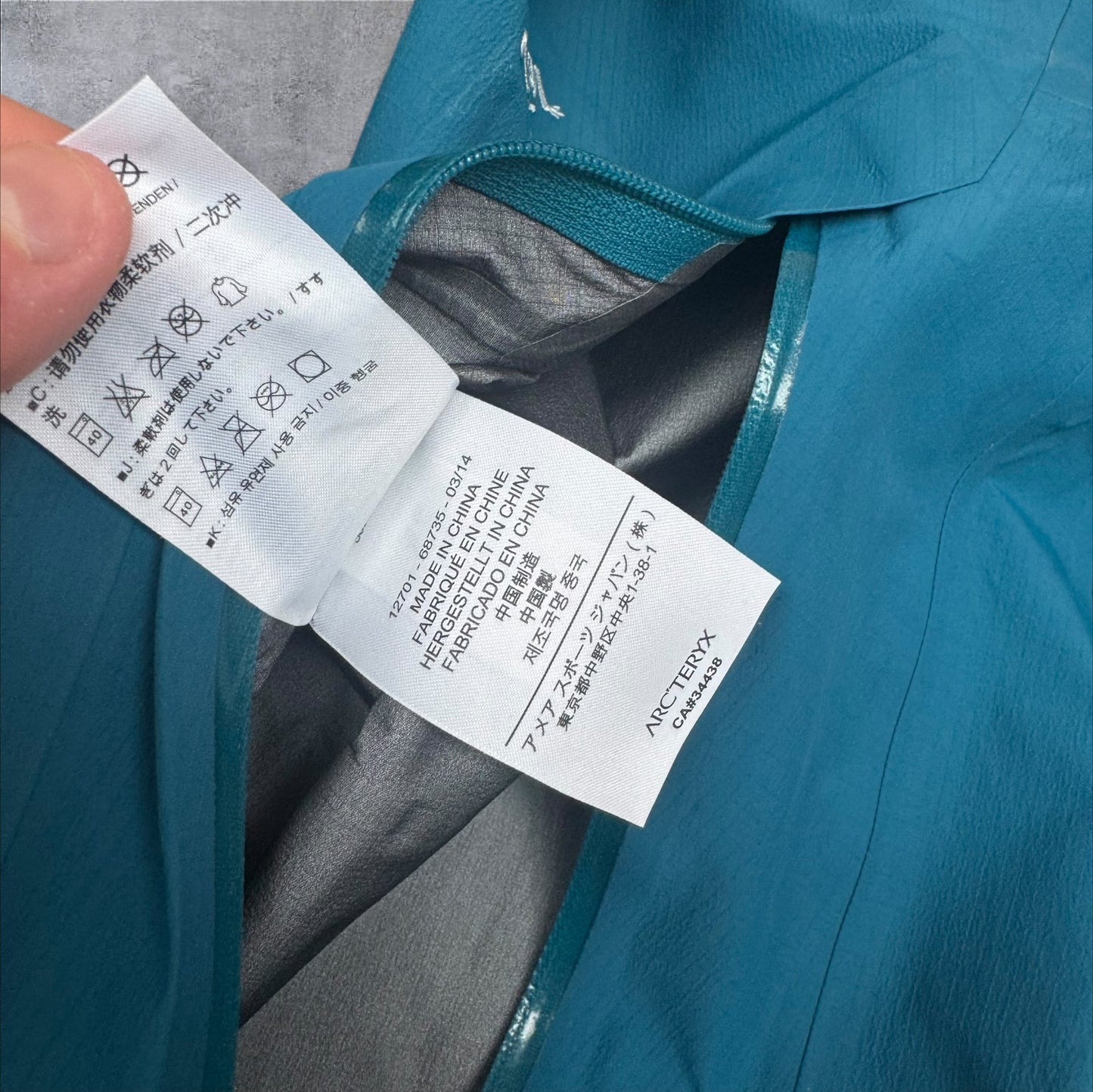 Arcteryx Beta AR Blue Goretex Pro Jacket RRP £600