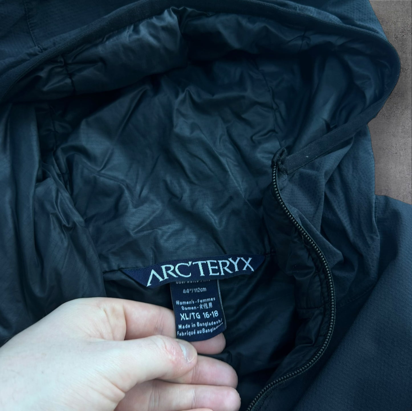 Vintage Arc’teryx Atom LT Jacket Black RRP £280
