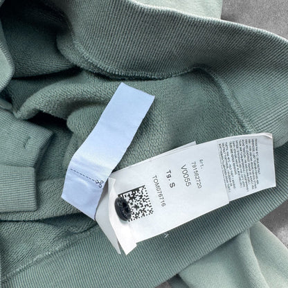 Stone Island Khaki Quarter Zip Small RRP £310