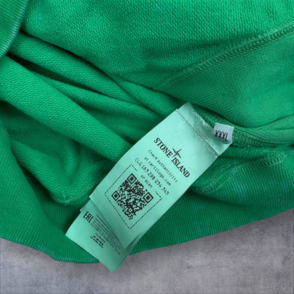 Stone Island Green Acid Wash Sweatshirt 3XL RRP £280+