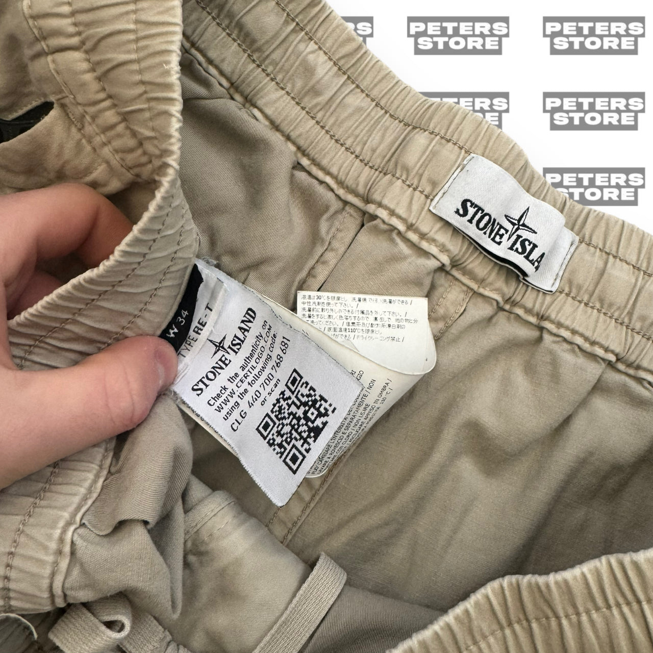 Stone Island Beige Cargos