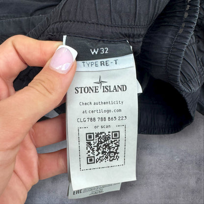 Stone Island Cargos Black 32W Elasticated RRP £395+