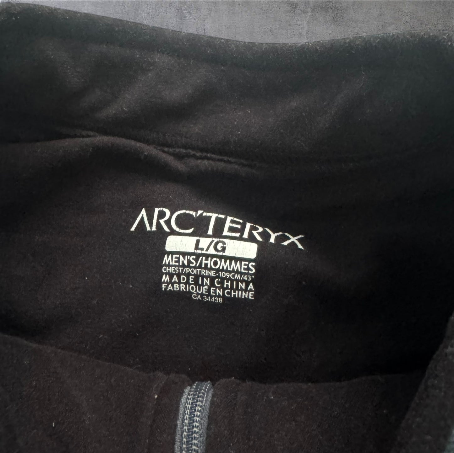 Arc’teryx Covert Fleece Full Zip Large RRP £160