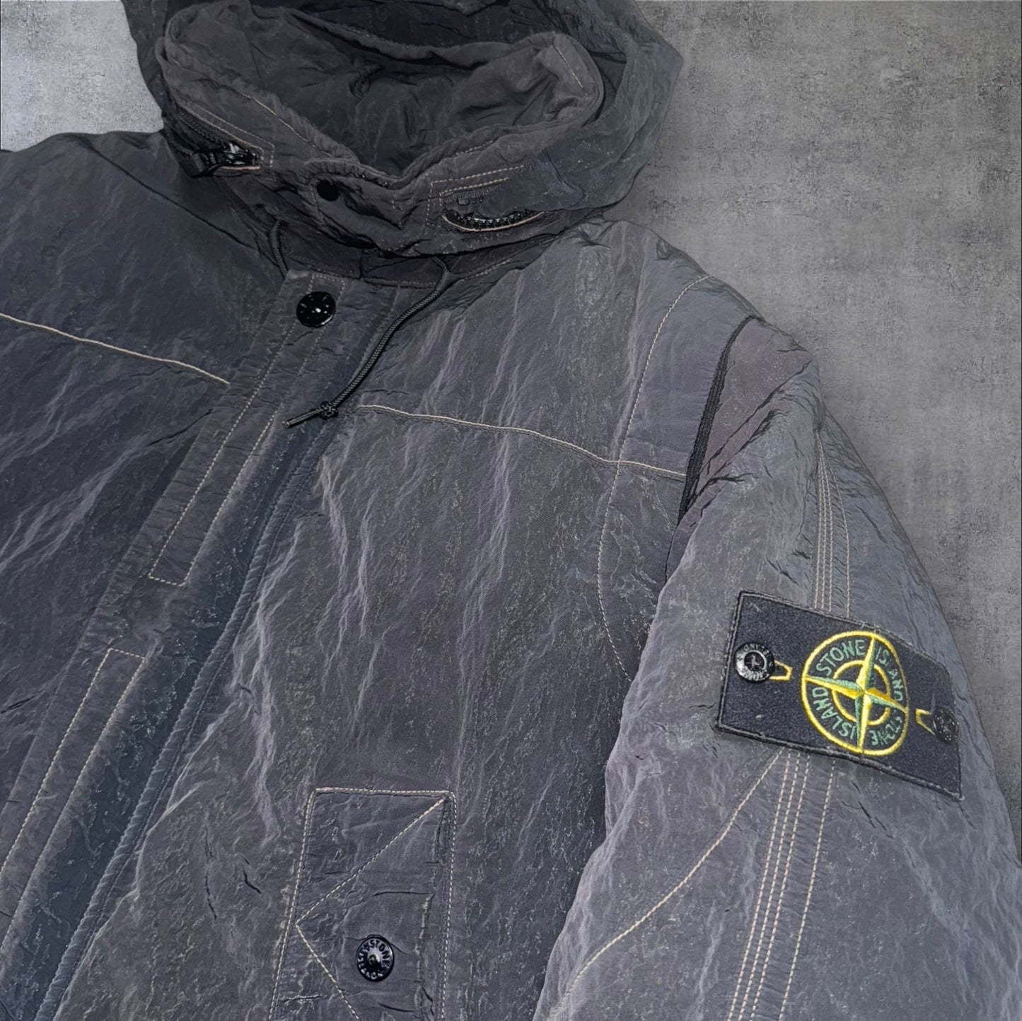 Stone Island Nylon Sheen Insulated Bomber Jacket XL RRP £575
