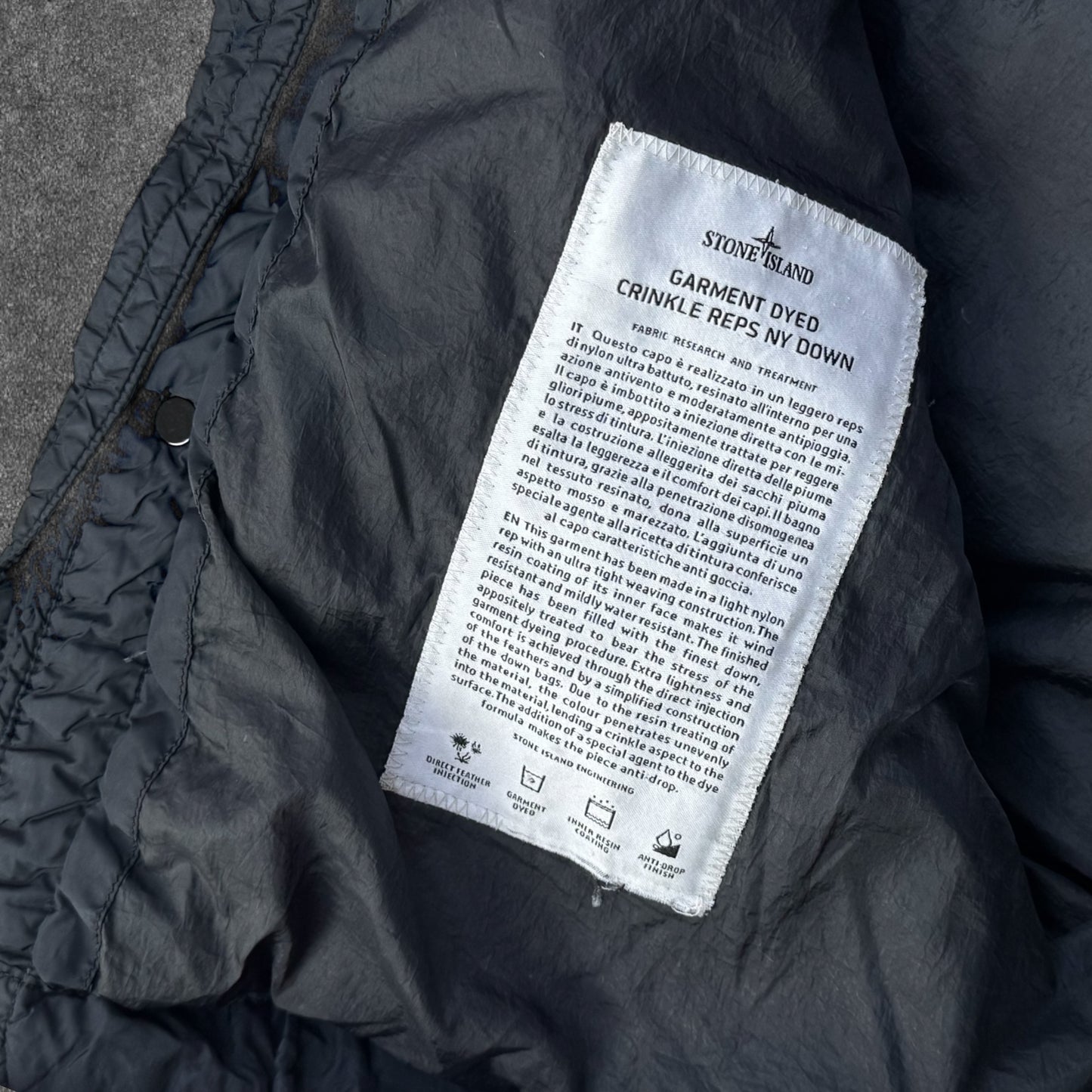 Stone Island Garment Dyed Crinkle Down Parka RRP £995