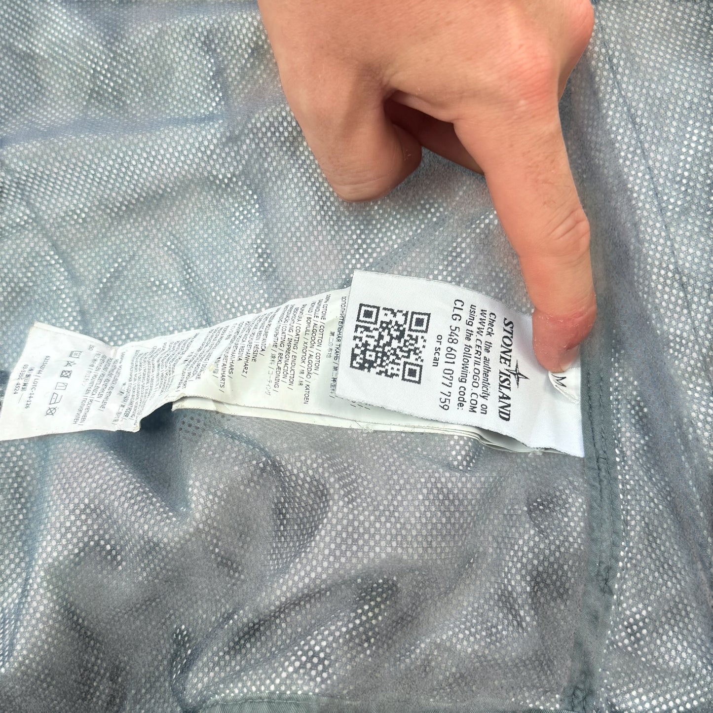 Stone Island Nylon Metal Tyvek Shield Medium RRP £700