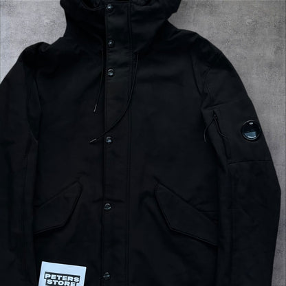 CP Company Fleece Lined Softshell Parka Black RRP £525