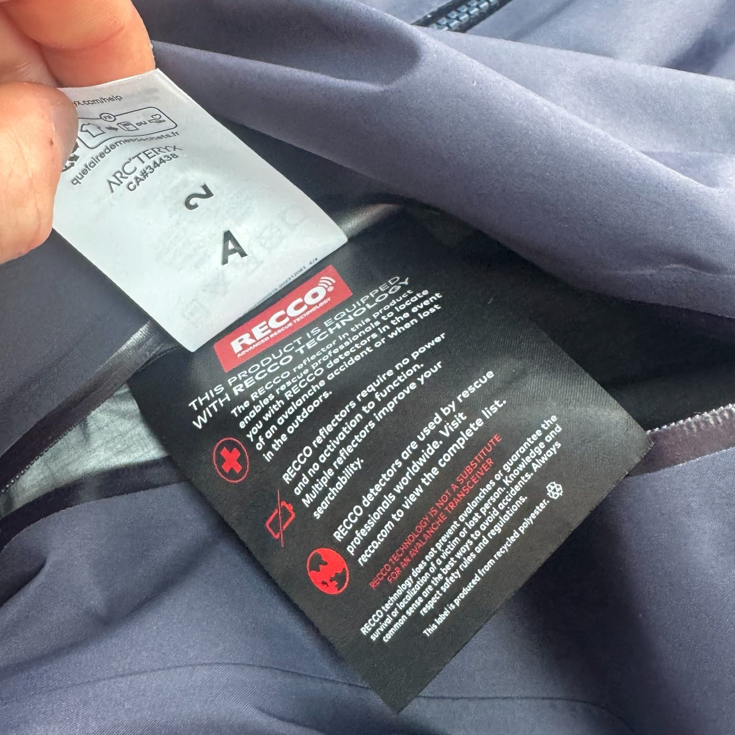 Arc'teryx Beta Gore-Tex Jacket 3XL Black Sapphire 2024 RRP £400