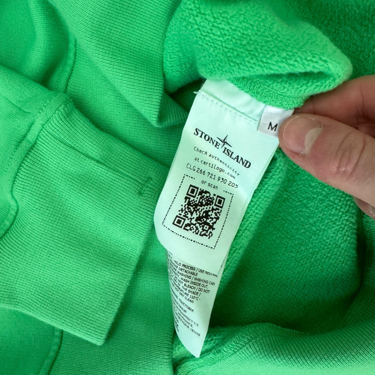 Stone Island Mint Green Quarter Zip