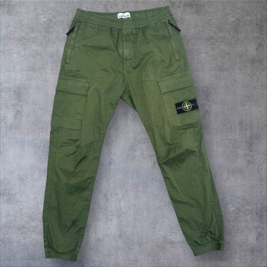 Stone Island Cargo Trousers Khaki Size 34W RRP £395+