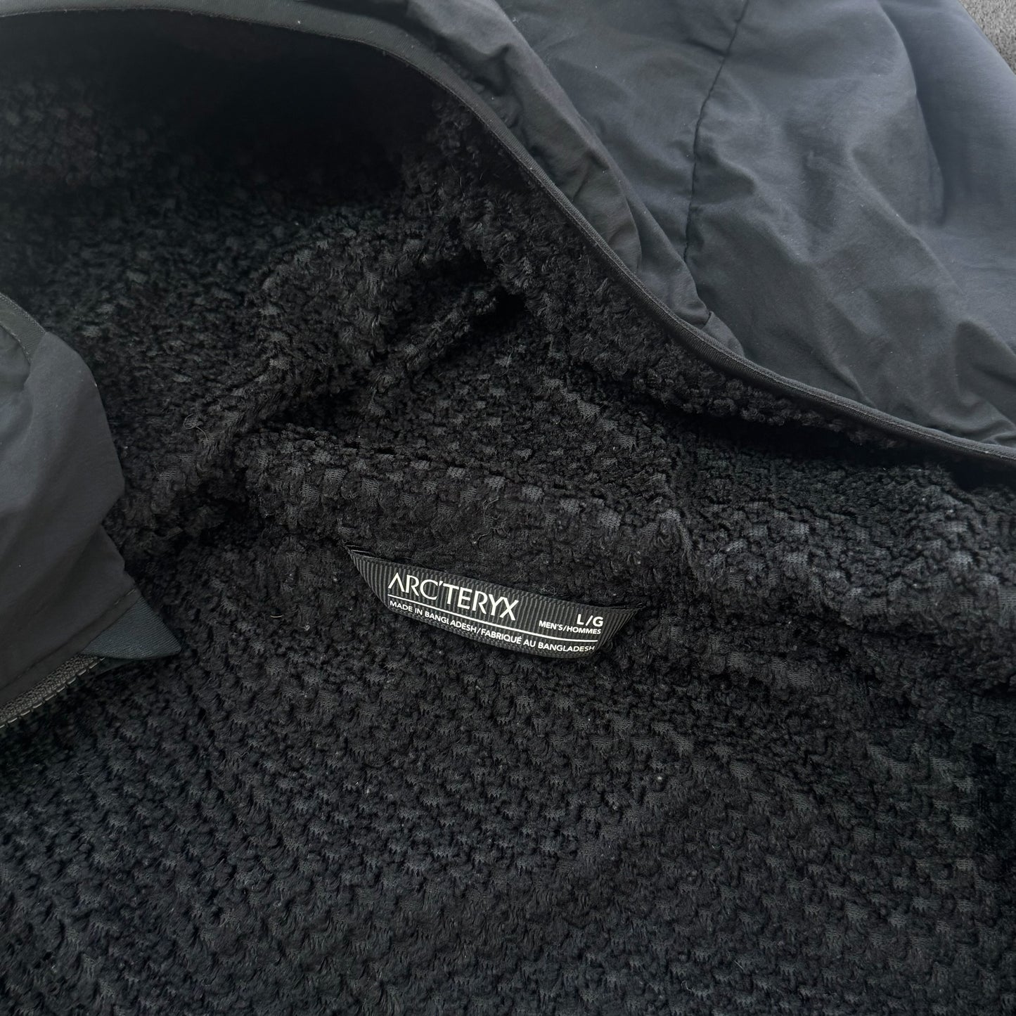 Arc'teryx Proton Jacket Men's Large Black Fleece Inner RRP £300
