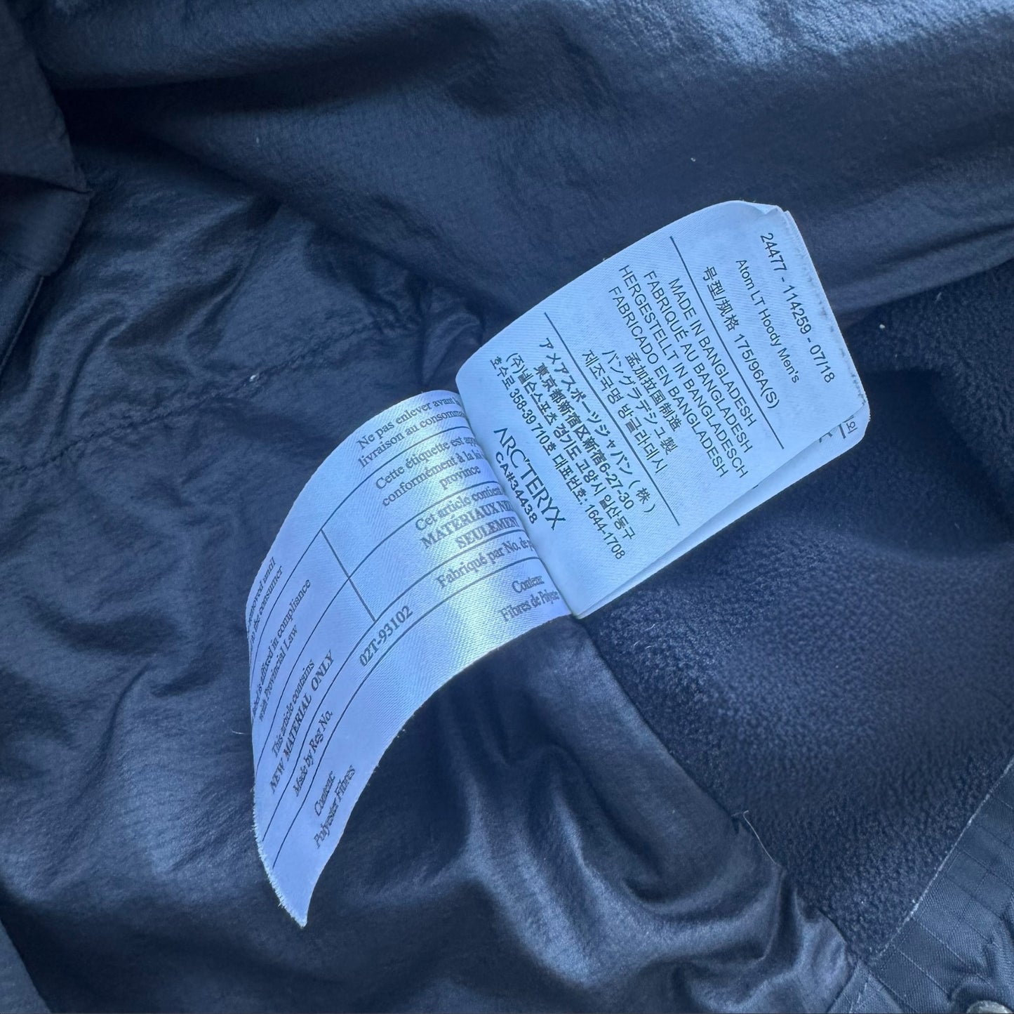 Arc’teryx Atom LT Jacket Black RRP £280