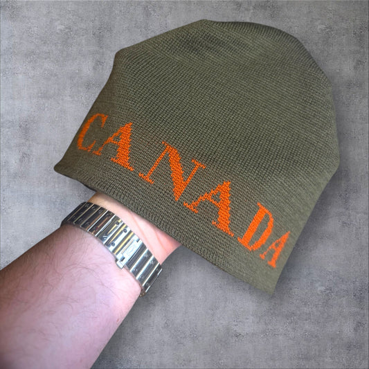 Canada Goose Beanie Khaki RRP £145