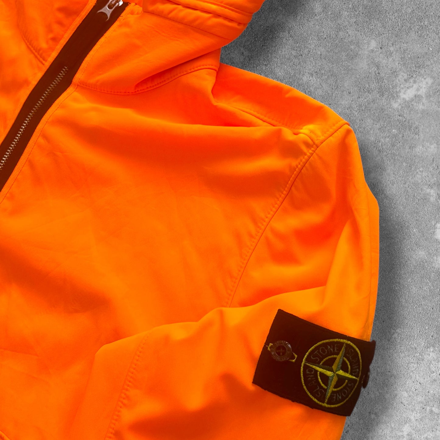 Stone Island Softshell Medium Neon Orange Rare RRP £550