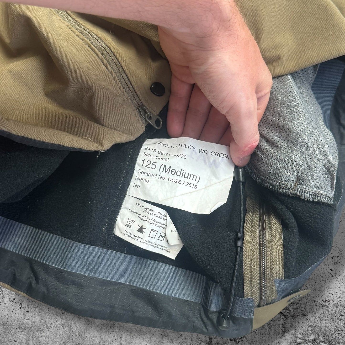 Arc'teryx LEAF Windsorpper Jacket Men's Medium Fleece-Lined RRP £300