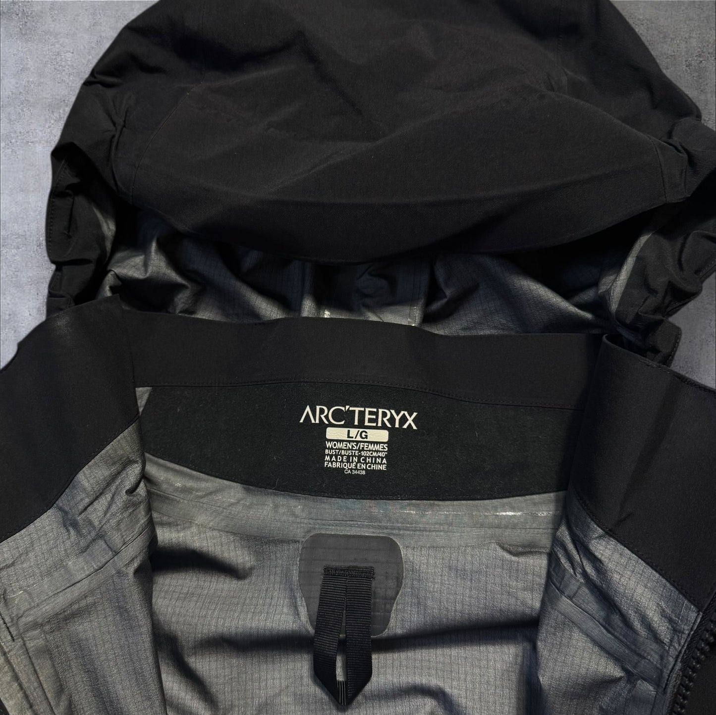 Arc’teryx Beta AR Goretex Pro Jacket Womens Large Black RRP £550